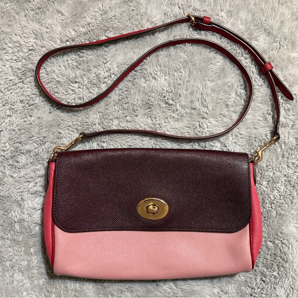 Coach Ruby Colorblock Leather Crossbody